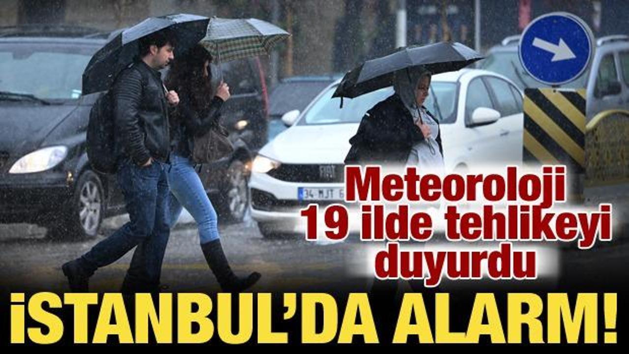Kuvvetli yağış kapıda: Meteoroloji'den 19 il i&ccedil;in sarı kodlu uyarı