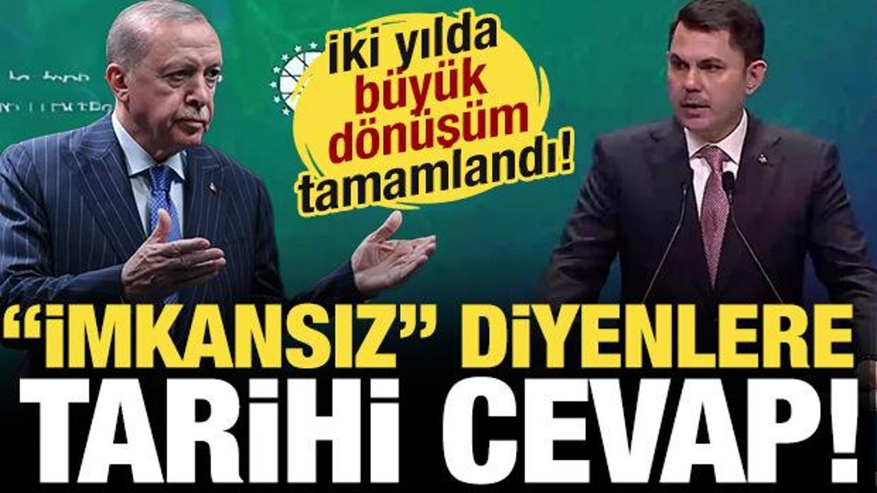 Murat Kurum'dan kentsel d&ouml;n&uuml;ş&uuml;m mesajı: Deprem b&ouml;lgesini iki yılda ayağa kaldırdık