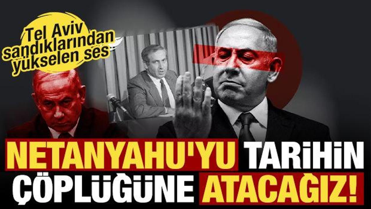 Ortak liste liderinden Netanyahu açıklaması: "Tarihin çöplüğüne atacağız"