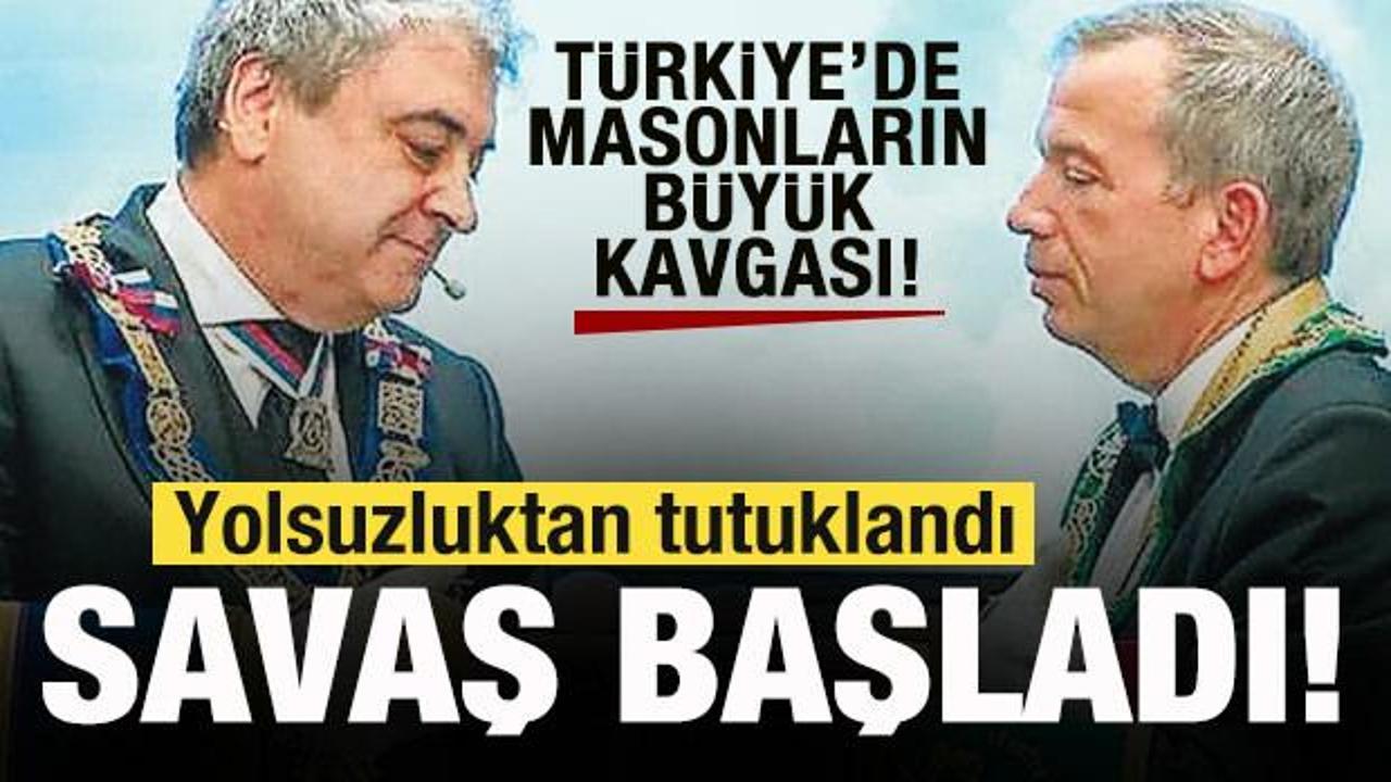 T&uuml;rkiye'de masonların kavgası b&uuml;y&uuml;yor! Yolsuzluktan tutuklandı, savaş başladı