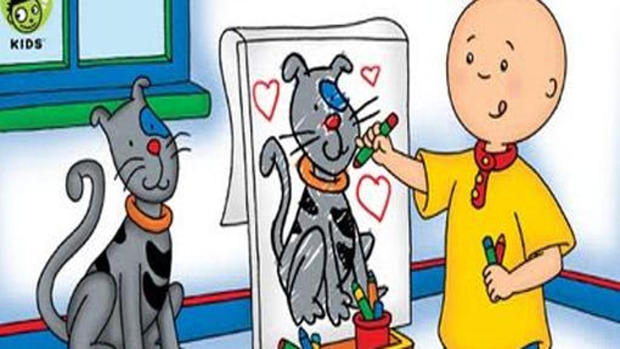 Caillou'nun saçları hiç çıkmayacakmış!