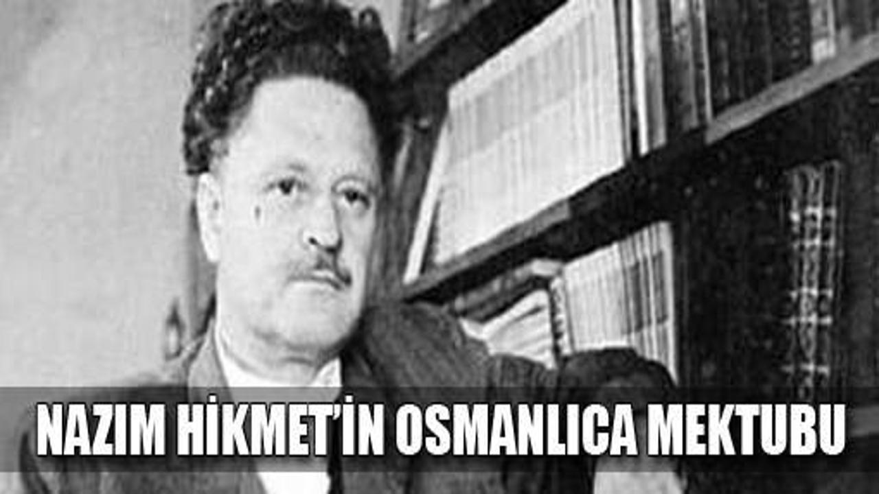 Nâzım Hikmet'in Osmanlıca mektubu