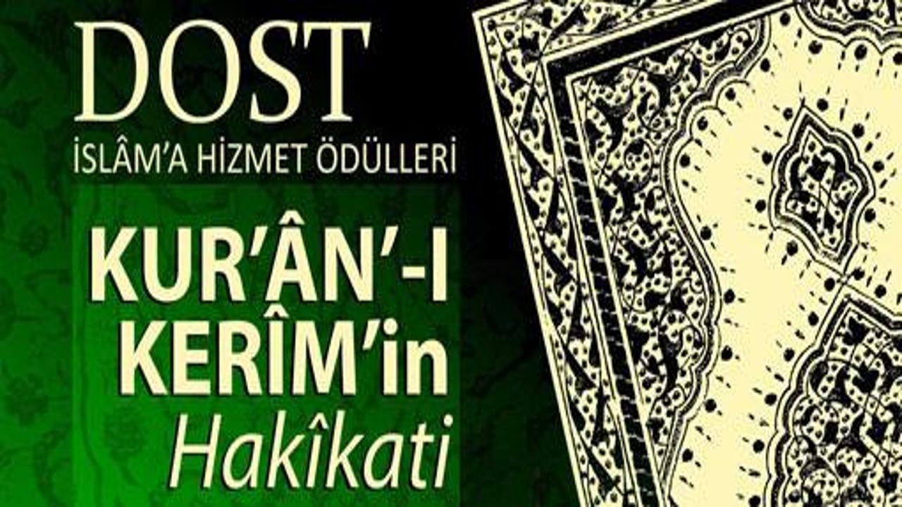 Dost İslam'a Hizmet Ödülleri veriliyor