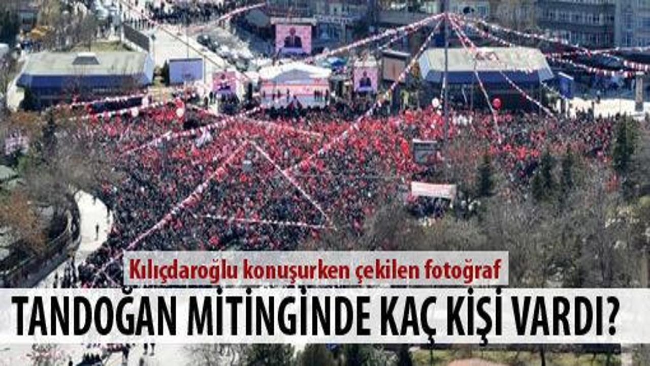 CHP, Tandoğan'da kaç kişi topladı?