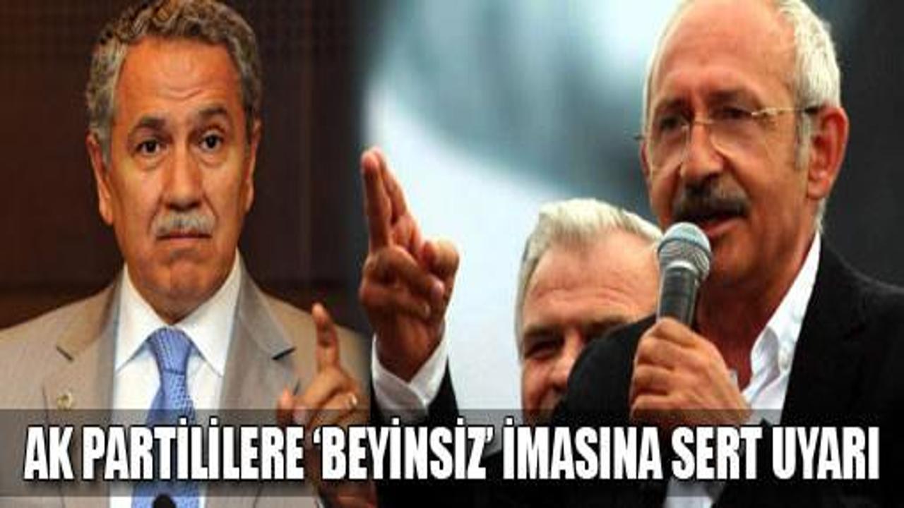 Arınç'tan Kılıçdaroğlu'na 'beyinsiz' yanıtı