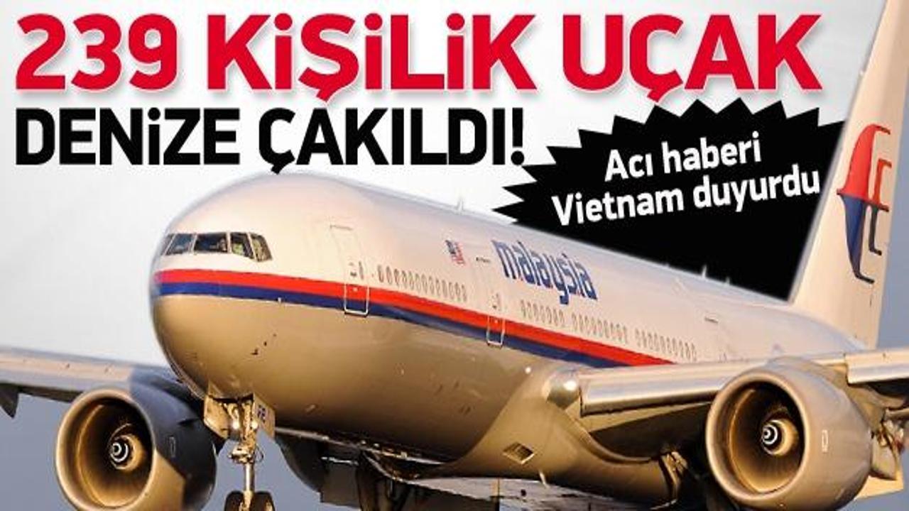 239 kişilik yolcu uçağı denize düştü