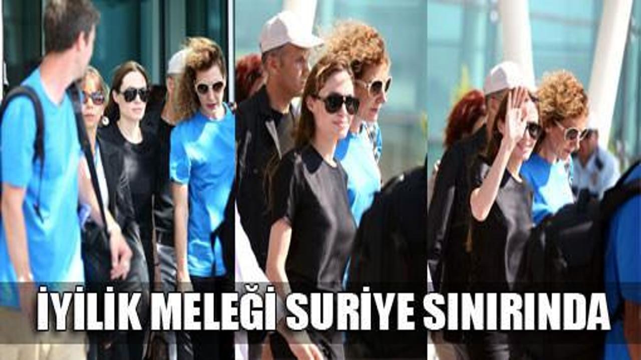 Angelina Jolie Suriyeliler için Hatay'da