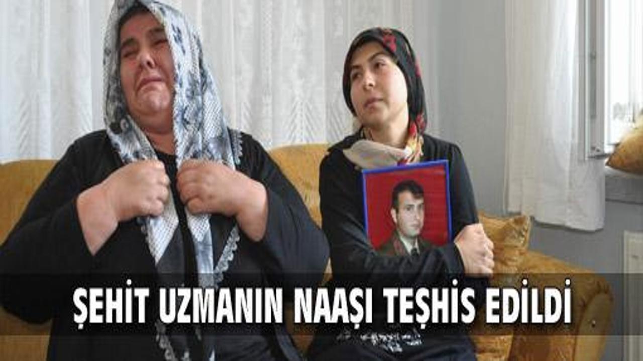 Ailesi şehit uzman çavuşu teşhis etti