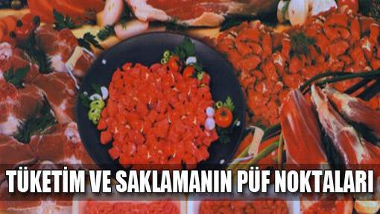 Eti saklama ve tüketmenin püf noktaları