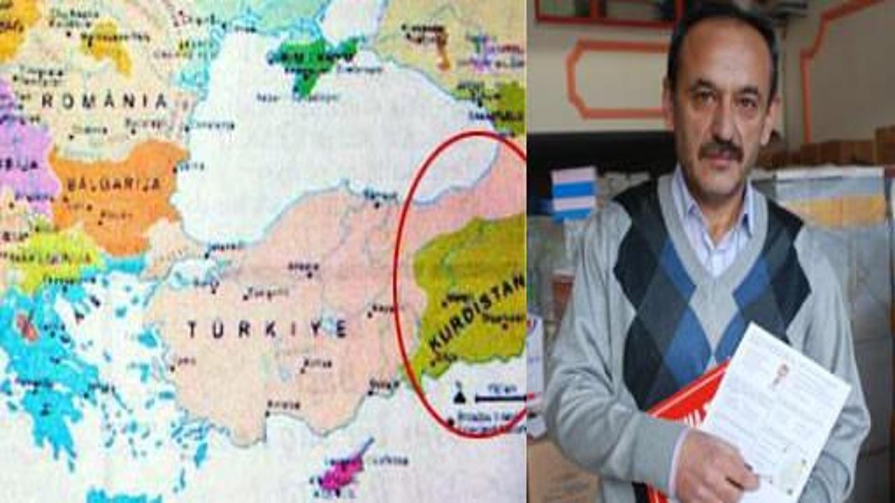 Test kitapçığında 'Kürdistan' skandalı