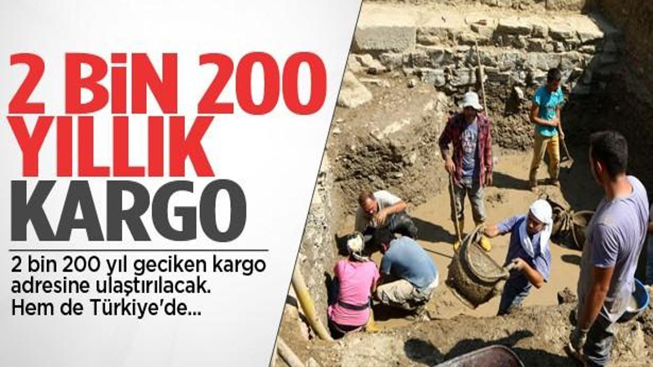 2 bin 200 yıl geciken kargo adresine ulaştırılacak