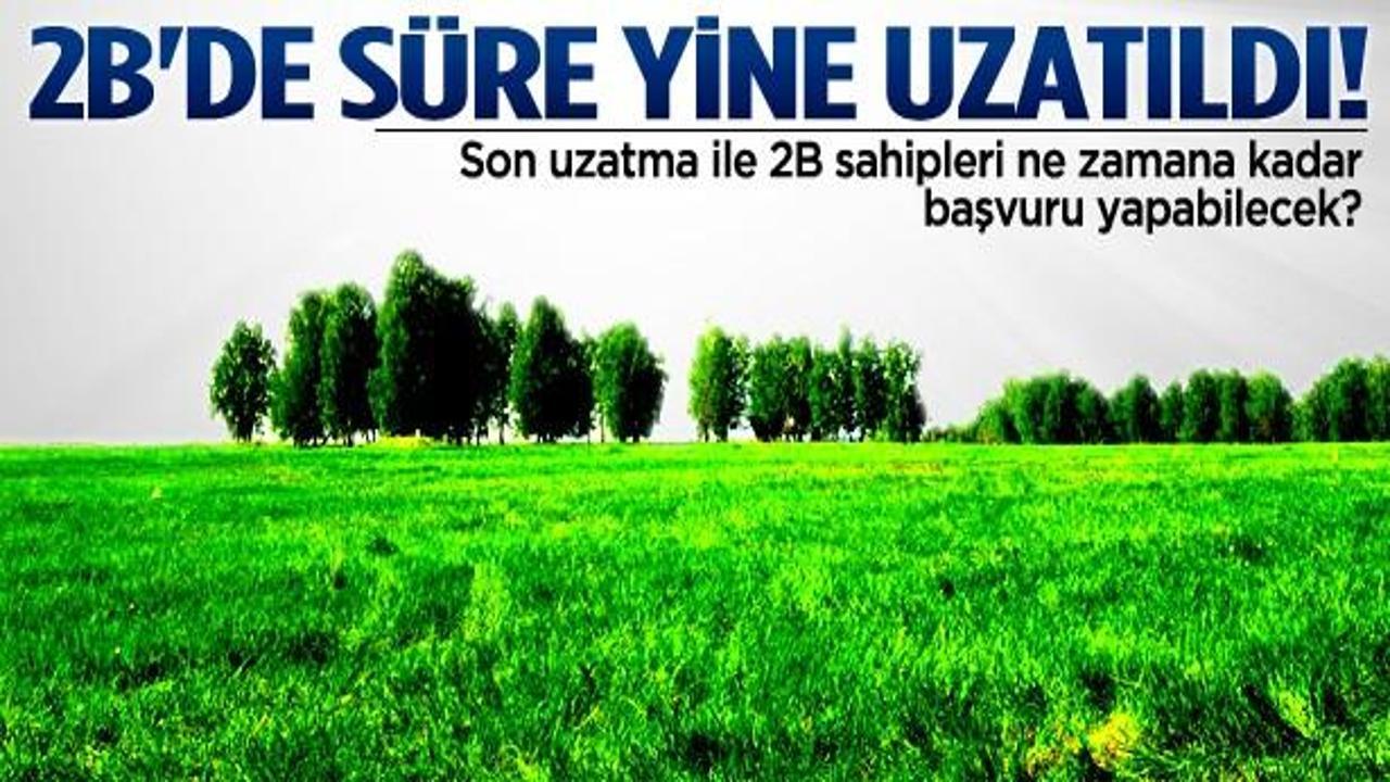 2B arazilerinin satışında süre yine uzatıldı