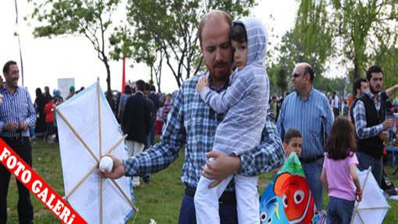 Bilal Erdoğan, şehitler için uçurdu!