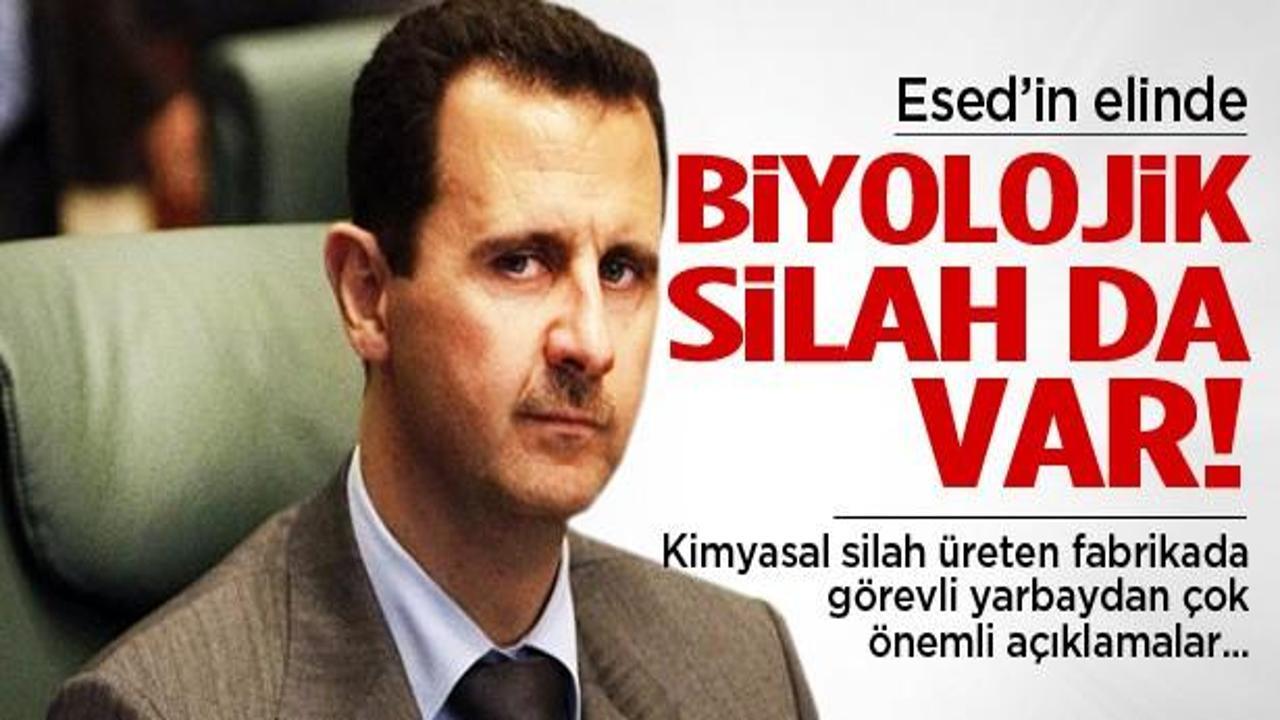 "Esad'ın elinde biyolojik silahlar da var"