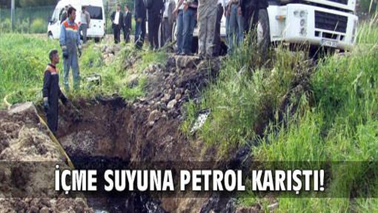 Şehir suyuna ham petrol karıştı