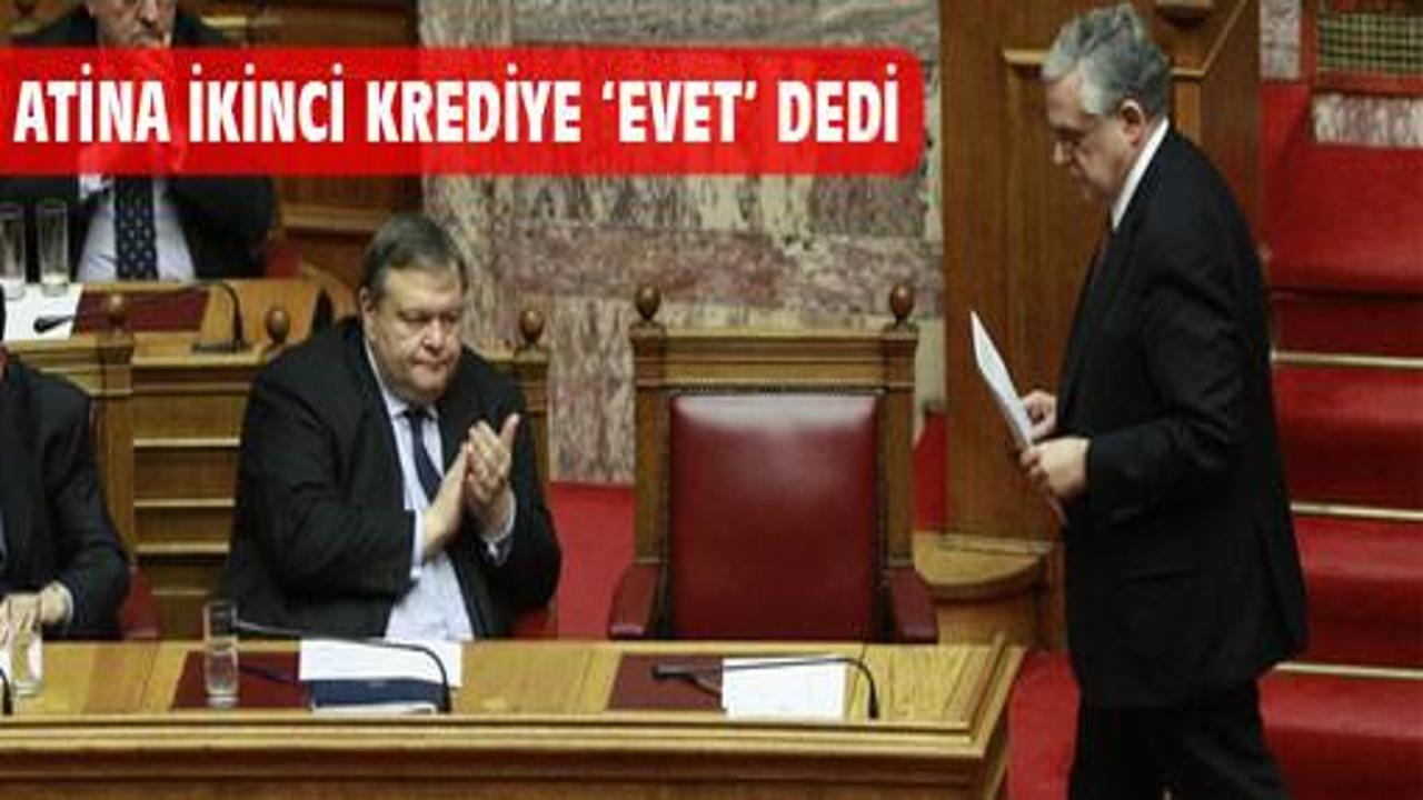 Atina, ikinci krediye ''evet'' dedi