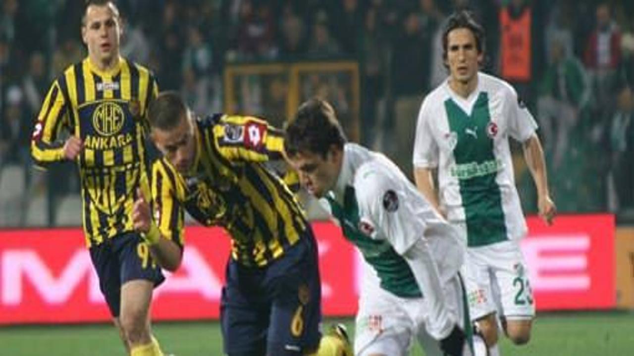 Bursa'ya kardeş Ankaragücü'nden çelme