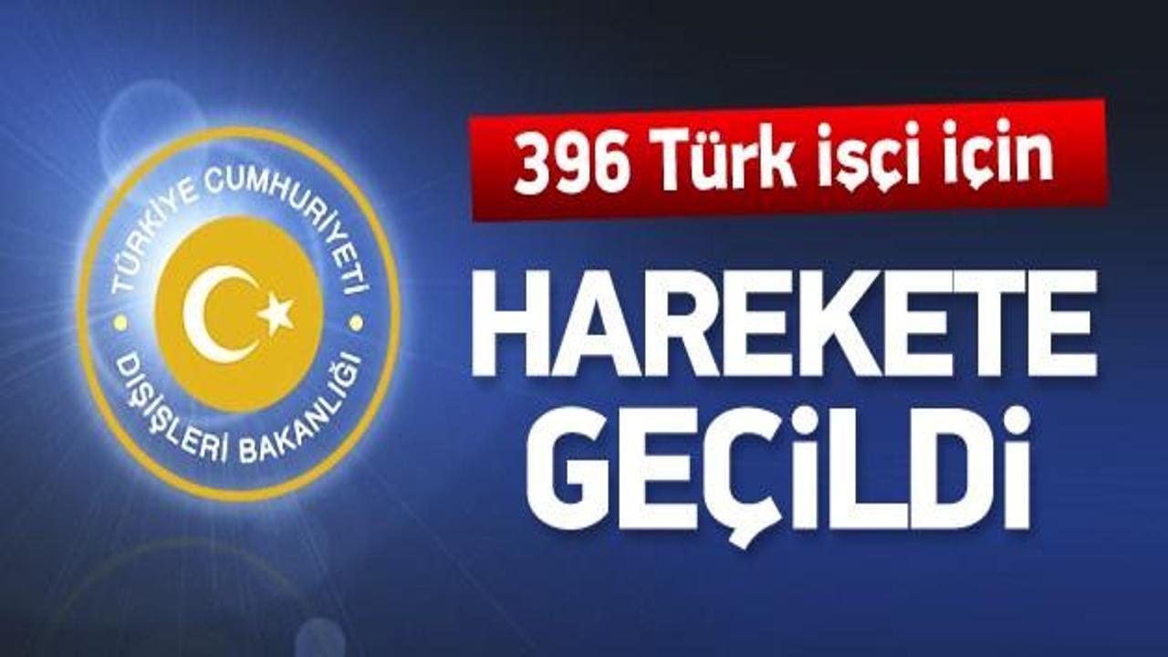 396 Türk işçi için harekete geçildi