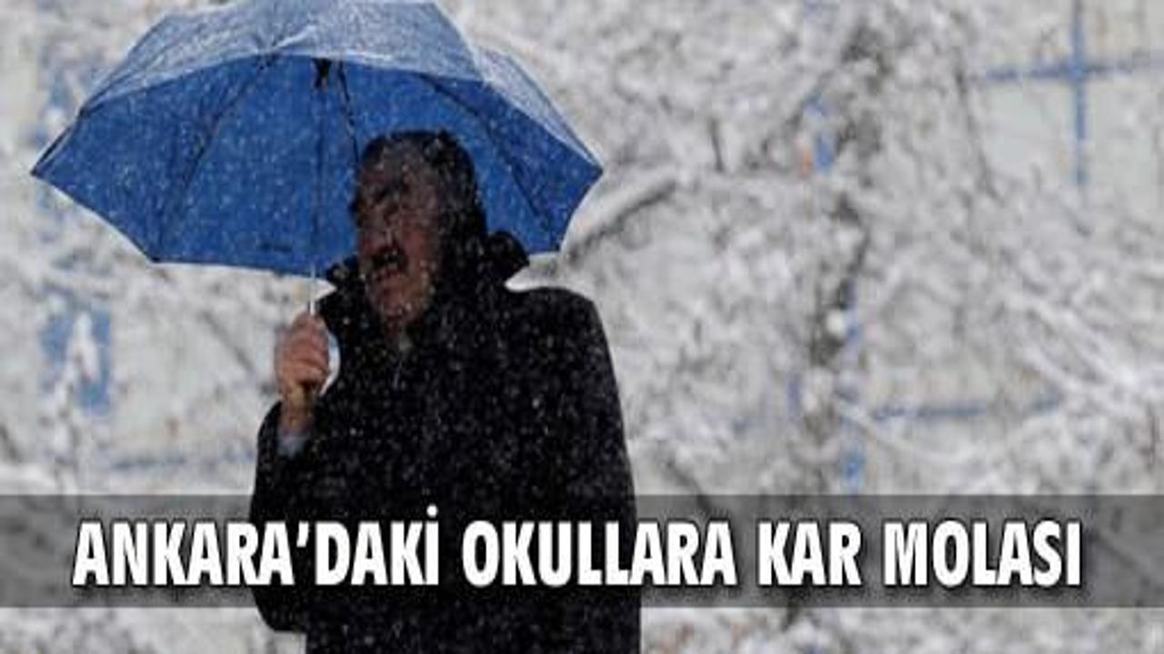 Ankara'da okullar tatil edildi