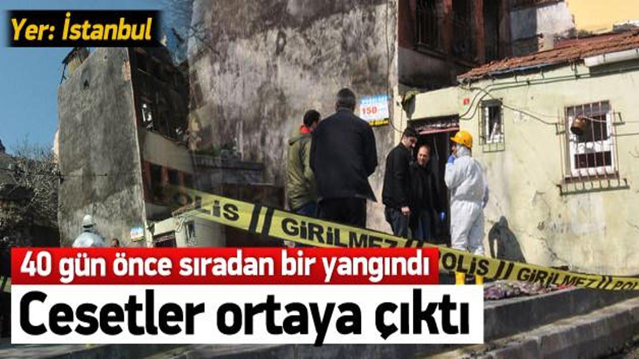 40 g&uuml;n &ouml;nce yanan evde 2 ceset bulundu!