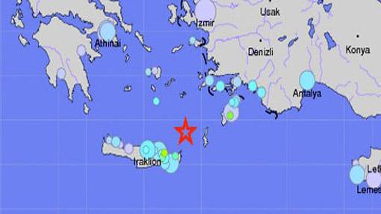 Ege'de 5,1 şiddetinde deprem