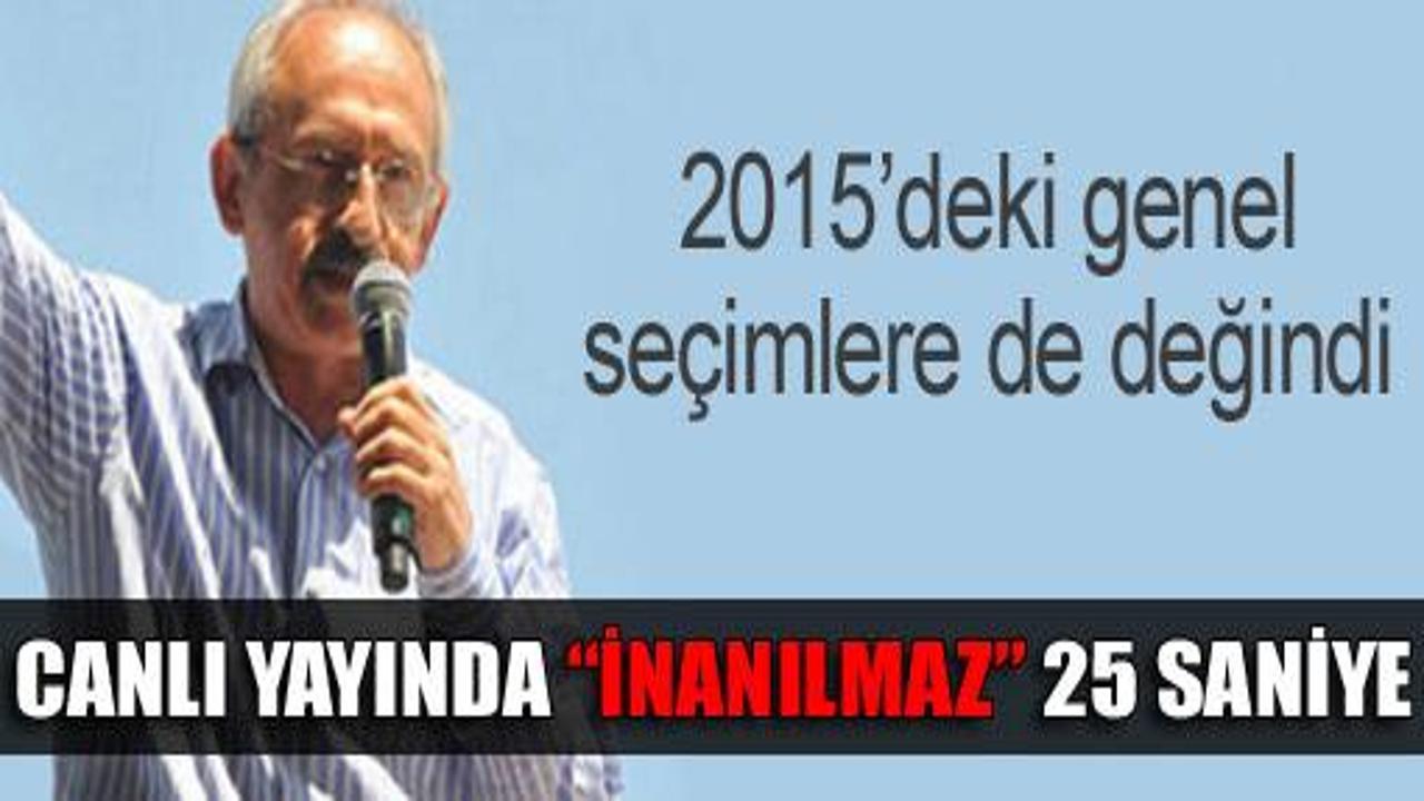 Kılıçdaroğlu'nun '25 saniye' rekoru!