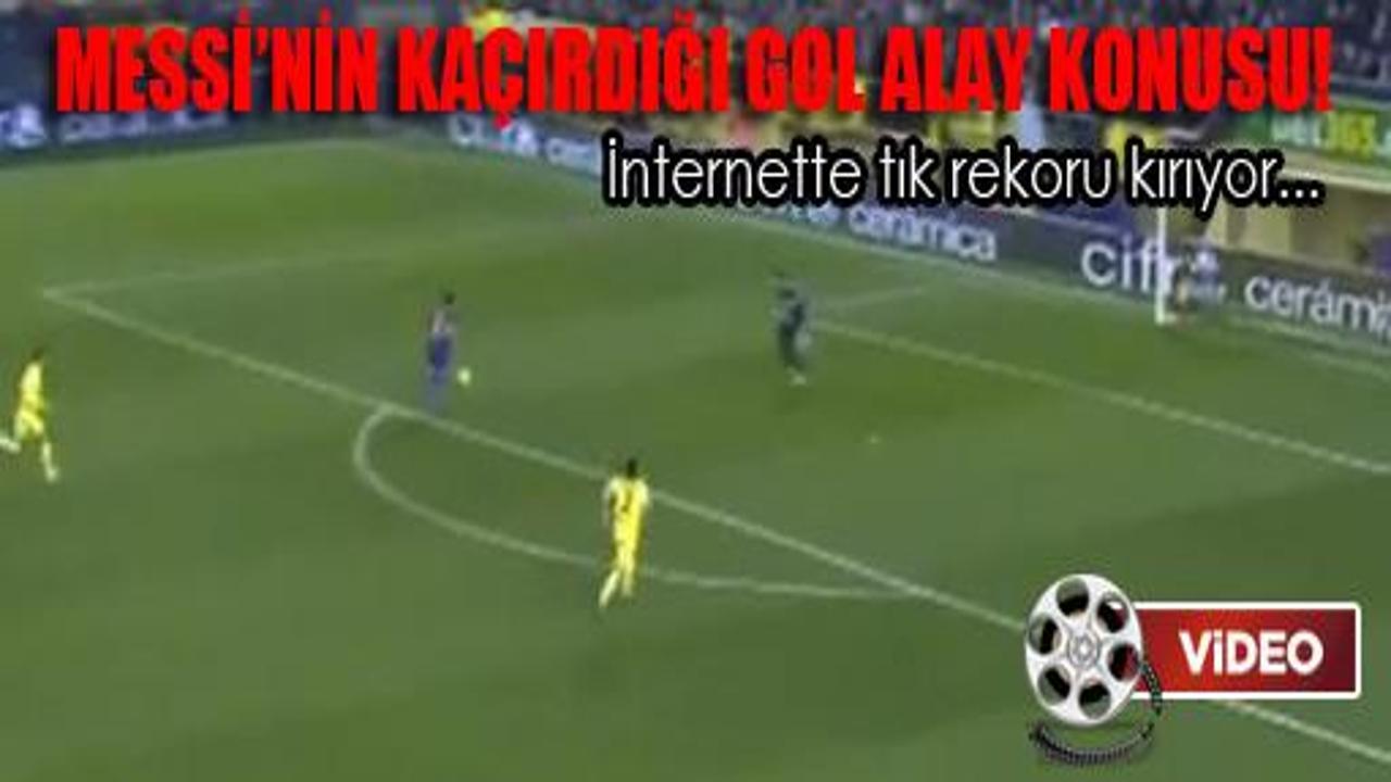 Lionel Messi kaçırdığı golle şaşırttı!