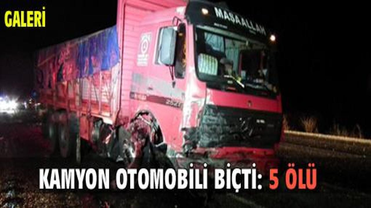Konya'da feci kaza: 5 ölü, 3 yaralı