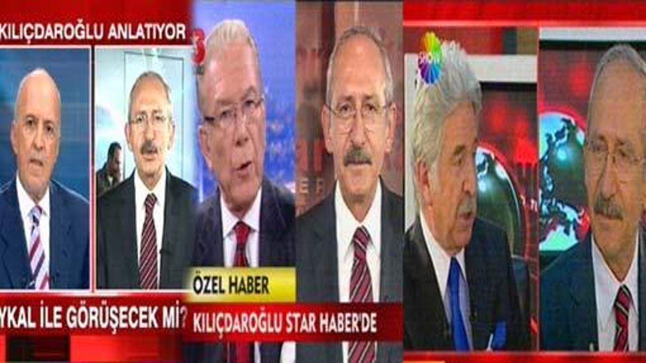 Kılıçdaroğlu aynı anda 3 kanalda birden