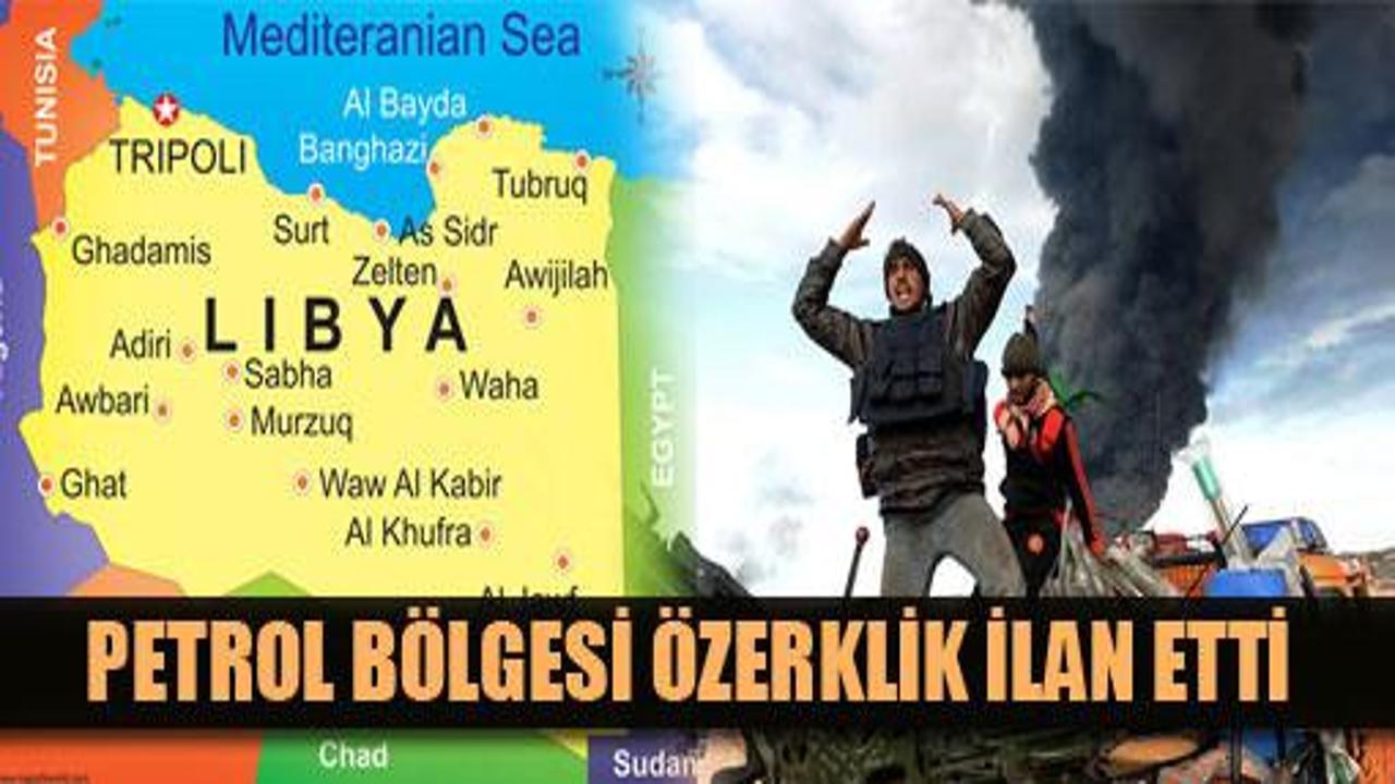 Libya'da Sirenayka bölgesi özerklik ilan etti