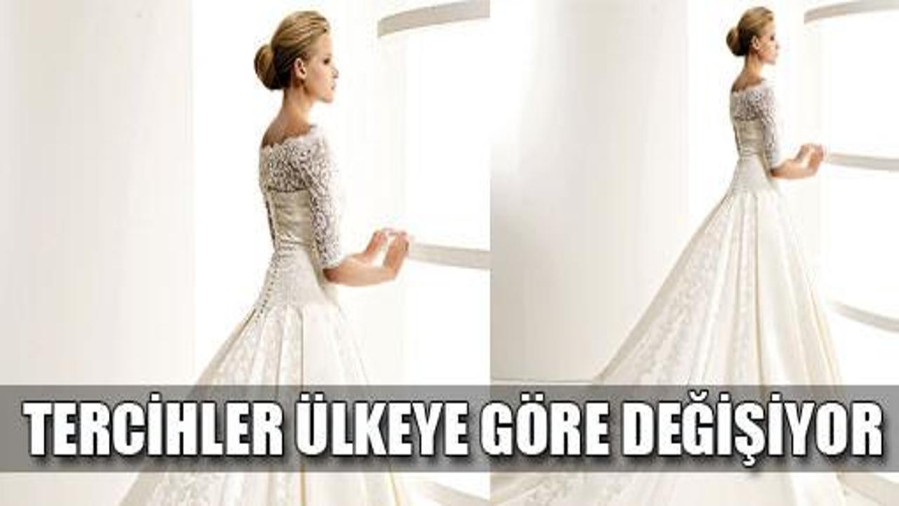 Gelinlik tercihi ülkelere göre değişiyor