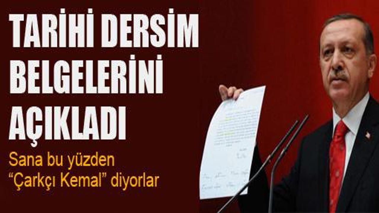 Erdoğan Dersim belgelerini açıkladı