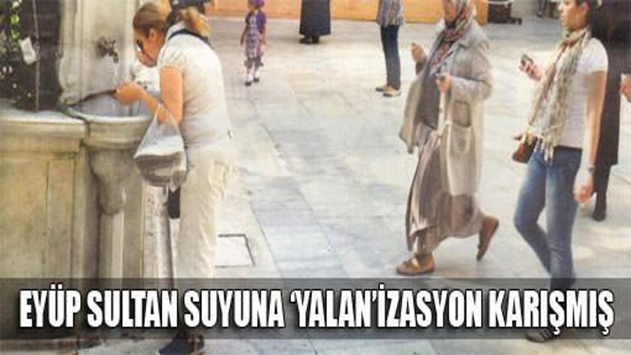 Eyüp Sultan'daki su temiz çıktı