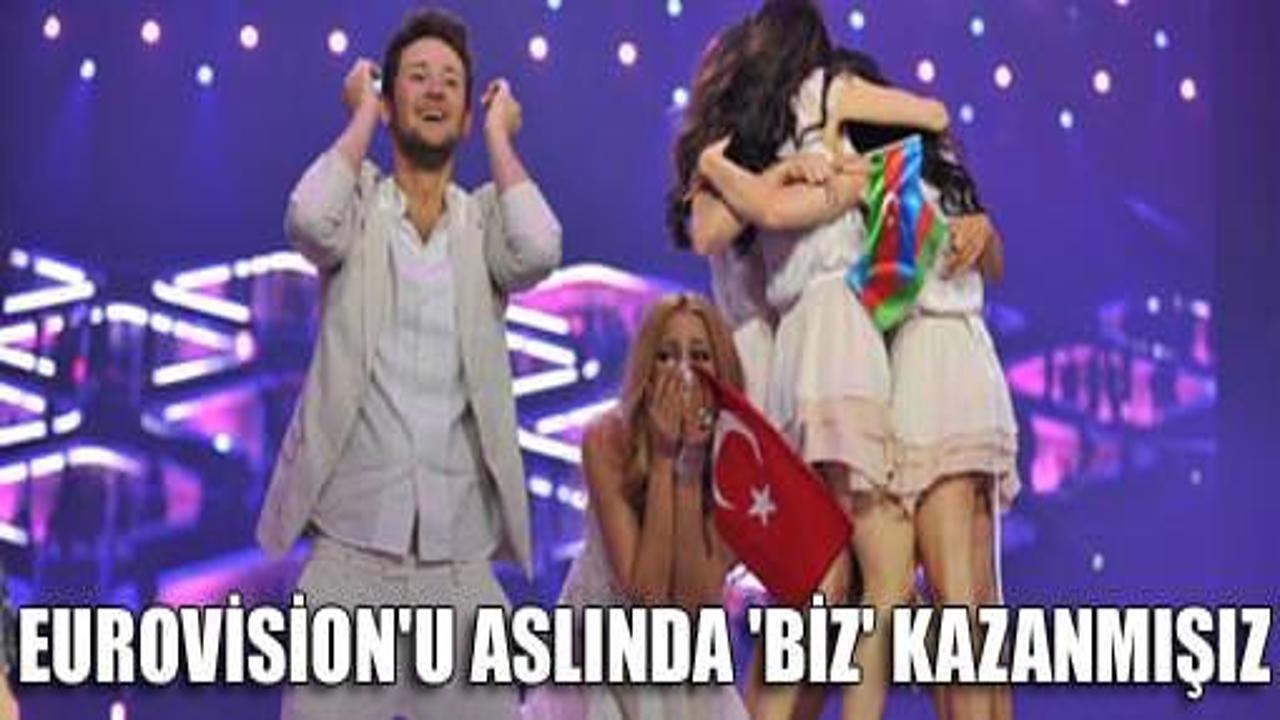 Eurovision'da Türk bayrağıyla zafer