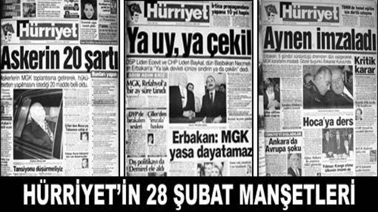 Demirel ve Özkök'ün unuttuğu manşetler