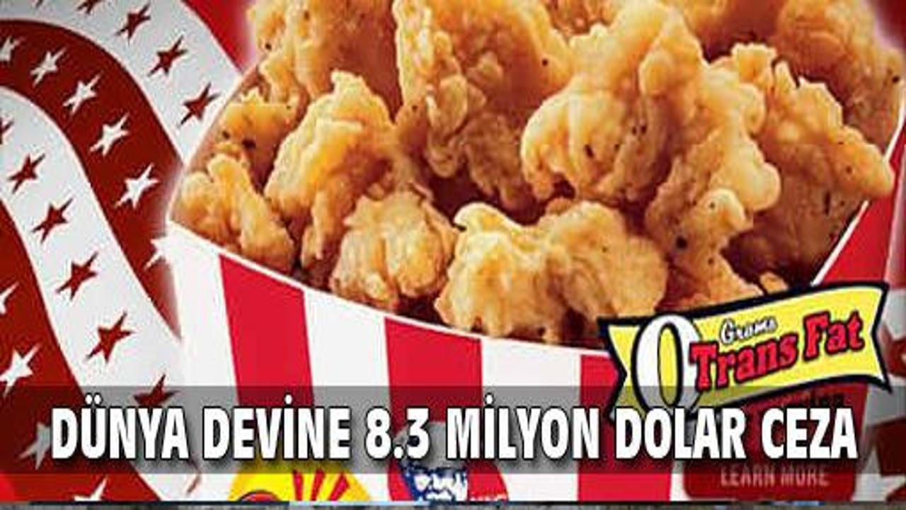 KFC, 8.3 milyon dolar tazminat ödeyecek