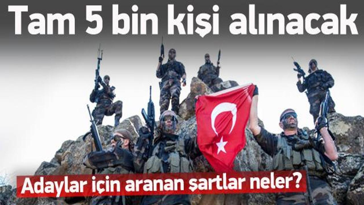 Tam 5 bin &ouml;zel harekat&ccedil;ı alınacak