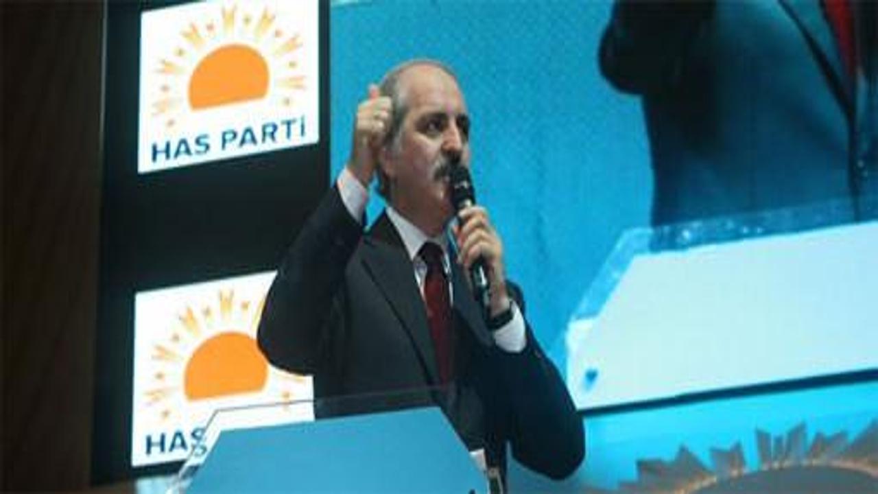 HAS Parti'nin genel başkanı Kurtulmuş