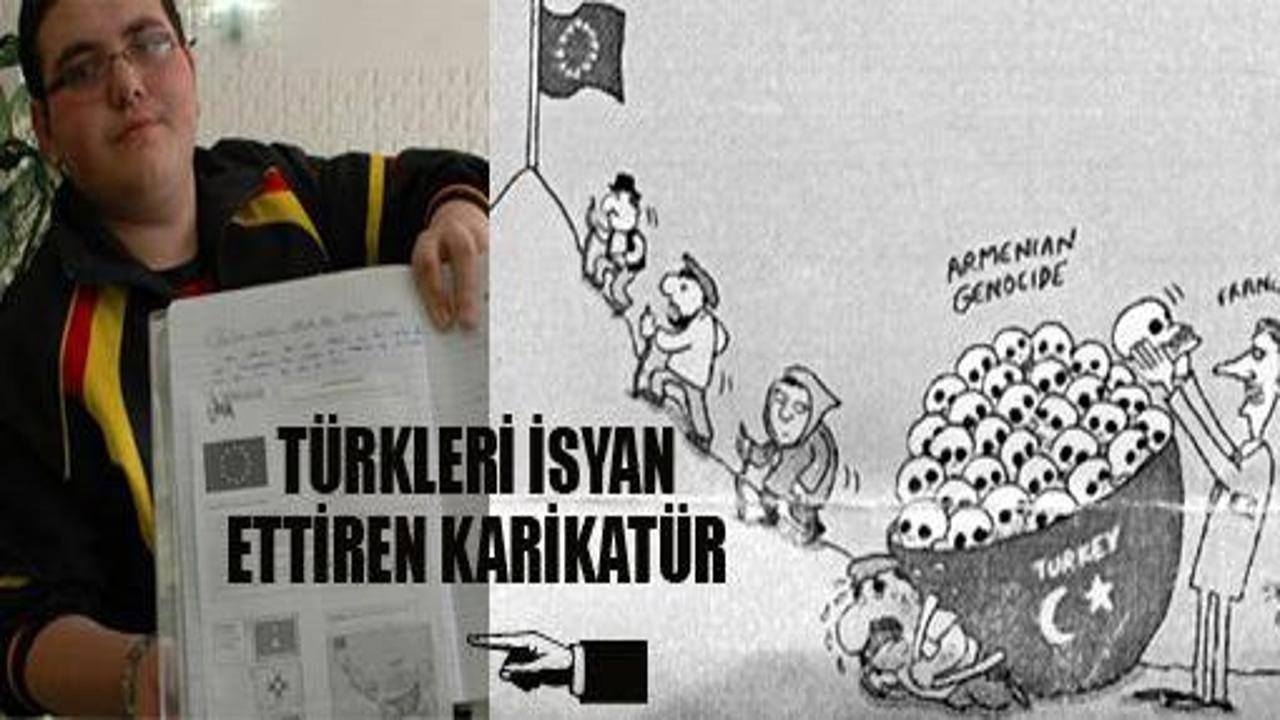 Fransa'da Türkleri kızdıran karikatür