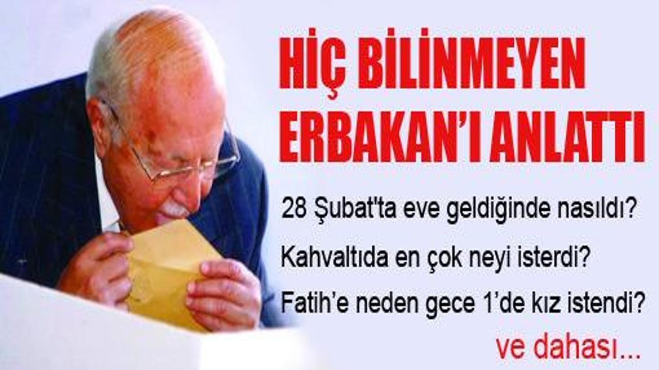 Kızı hiç bilinmeyen Erbakan'ı anlattı