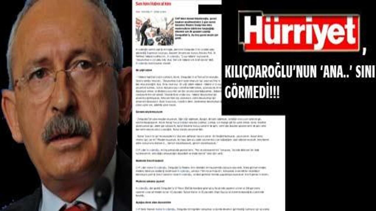 Kılıçdaroğlu'nun 'ana'sını göremedi