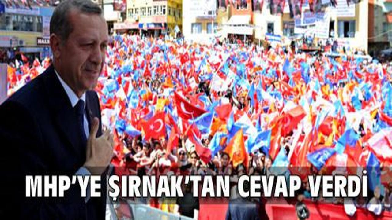 Erdoğan, MHP'ye Şırnak'tan yanıt verdi