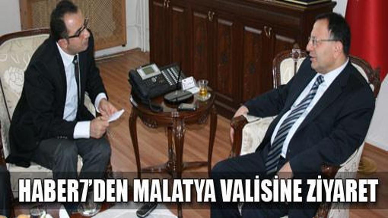 Haber7'den Malatya Valisi Saran'a ziyaret