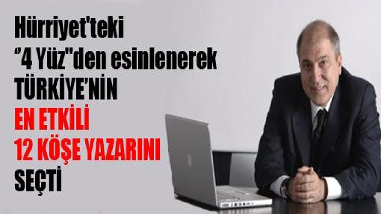 Türkiye'nin en etkili 12 köşe yazarı