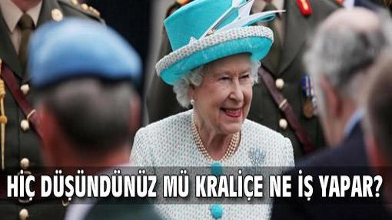 Kraliçe Elizabeth ne iş yapar?