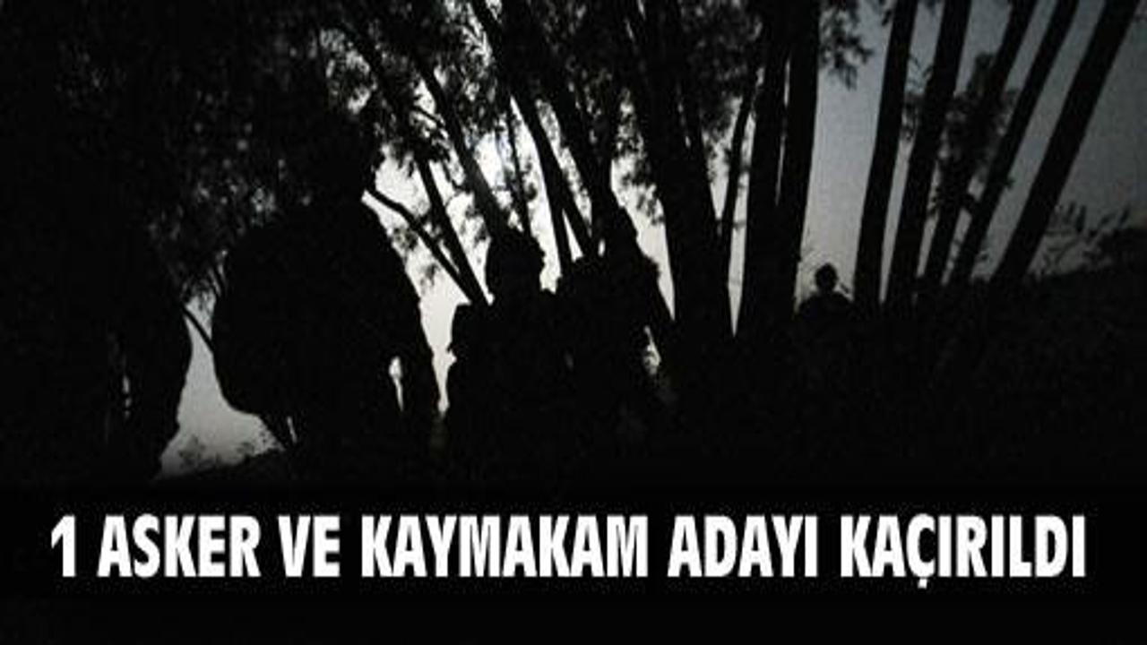 PKK, asker ve kaymakam adayını kaçırdı