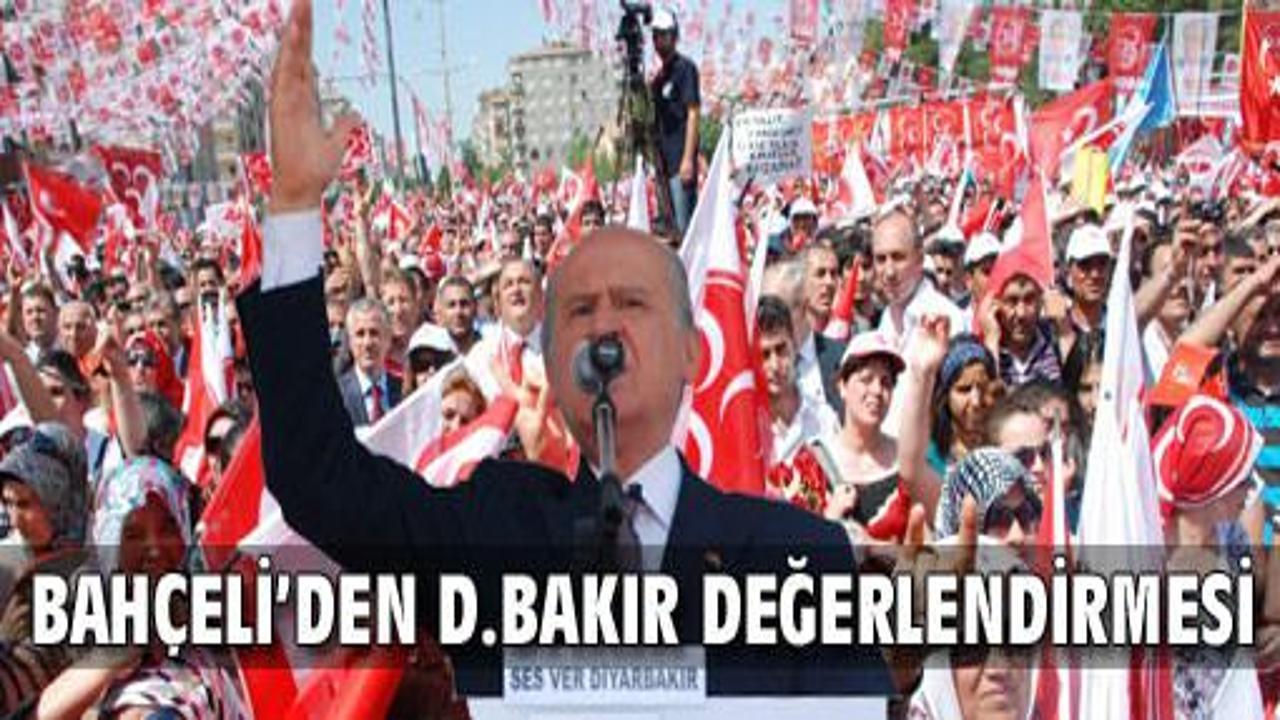 Bahçeli, Diyarbakır mitingini yorumladı