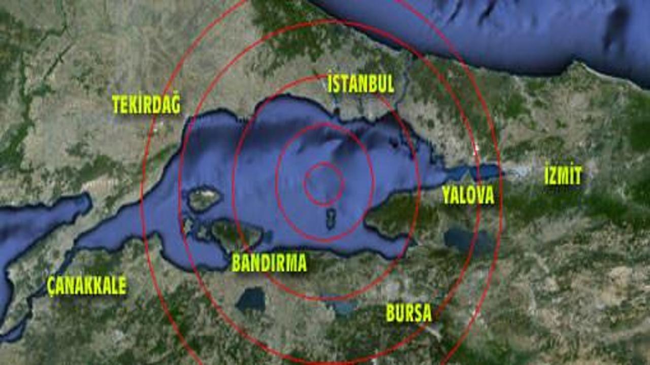 Marmara'daki deprem İstanbul'u salladı