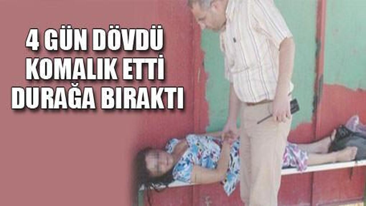 4 gün boyunca dövüldü, durağa terk edildi