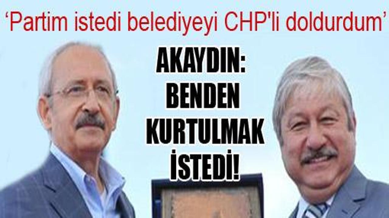 Partim istedi belediyeyi CHP'lilerle doldurdum